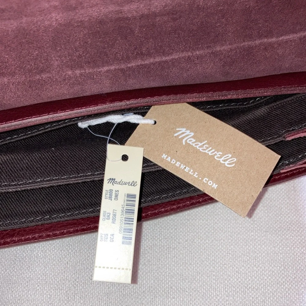 MADEWELL | The Slim Convertible Bag - Cabernet - Picture 5 of 16